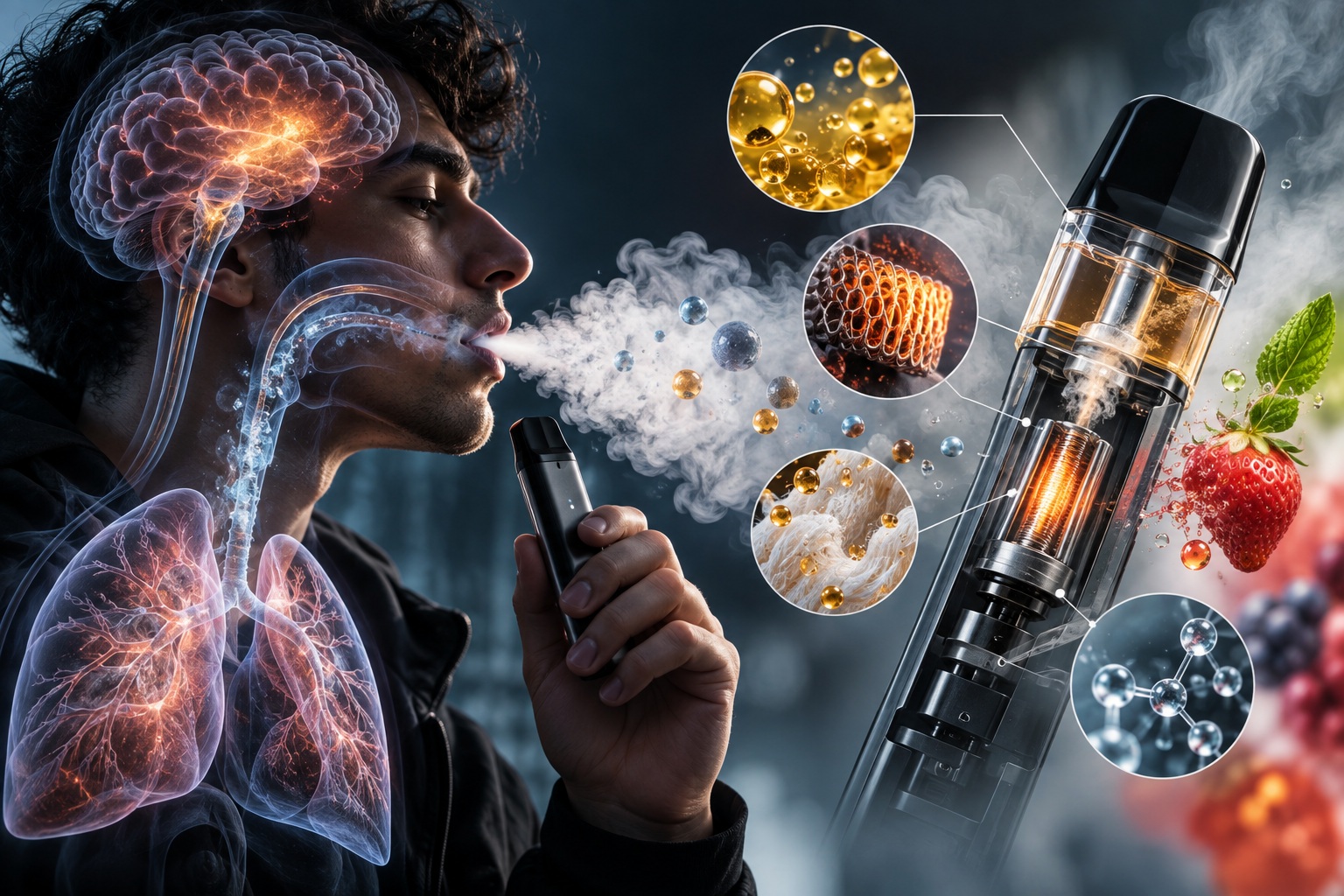 فناوری نیکوتین — از دستگاه تا طعم؛ فناوری نیکوتین چه تغییری در بدن ایجاد می‌کند؟